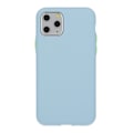 Pikkukuva 3 / 3: Mocco Soft Cream Silicone Back Case for Apple iPhone 12 Mini Blue