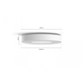 Miniatyrbillede 2 af 3: Philips Hue White and colour ambience Infuse large ceiling lamp