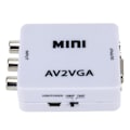 Pikkukuva 4 / 6: RoGer Adapter to Transfer RCA to VGA Signal (+Audio) White