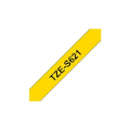 Miniatyrbillede 3 af 3: BROTHER P-Touch TZE-S621 black on yellow 9mm extra gluey