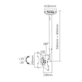 Miniatyrbillede 3 af 4: NM Monitor Ceiling Mount 10"-40" "FPMA-C060BLACK"