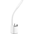Miniatyrbillede 3 af 4: Platinet desk lamp with pen holder PDLU6 7W (43600)