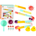 Miniatyrbillede 1 af 5: Play Bath Toy Track Sliding Duck Set 44 Elements