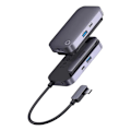 Pikkukuva 2 / 7: Hub 4in1 Baseus PadJoy Series USB-C to USB 3.0 + HDMI + USB-C PD + jack 3.5mm (Grey)