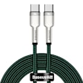 Miniatyrbillede 3 af 7: Cable USB-C to USB-C Baseus Cafule, 100W, 2m (green)