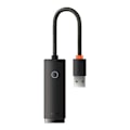 Pikkukuva 11 / 11: ADAPTOR RETEA Baseus Lite, USB 2.0 to RJ-45 10/100 Mbps Adapter, LED, negru "WKQX000001" (timbru verde 0.18 lei)  - 6932172606022