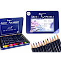 Miniatyrbillede 1 af 4: Set of 48 Watercolor Pencils Metal Container