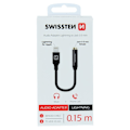 Miniatyrbillede 4 af 4: Swissten Lightning to Jack 3.5mm Audio Adapter for iPhone and iPad 15 cm