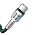 Miniatyrbillede 2 af 7: Cable USB-C to USB-C Baseus Cafule, 100W, 2m (green)