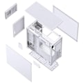 Miniatyrbilde 6 av 7: Jonsbo D41 Screen ATX Case, Tempered Glass - white