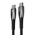 Miniatyrbild 2 av 5: USB-C cable for USB-C Baseus Glimmer Series, 100W, 2m (Black)