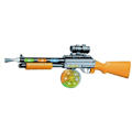 Miniatyrbillede 3 af 5: Machine Gun Weapon AK 868-1 Shines & Plays 60 cm
