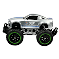 Miniatyrbillede 4 af 7: Remote controlled Car Off-road R/C Silver High Wheels