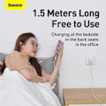 Miniatyrbilde 7 av 11: Baseus Lightning Simple Wisdom cable (2pcs/set) 2.4A 1.5m White (TZCALZJ-02)