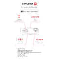 Miniatyrbillede 3 af 5: Swistten 4in1 MFI Wireless Docking Station 45W for Apple iPhone / iPod / Apple Watch