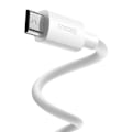 Miniatyrbillede 3 af 11: Baseus Simple Wisdom Data Cable Kit USB to Micro 2.1A (2PCS/Set) 1.5m White