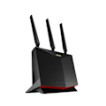 Miniatyrbild 2 av 5: Wireless Router|ASUS|Wireless Router|2600 Mbps|Wi-Fi 5|USB 2.0|1 WAN|4x10/100/1000M|Number of antennas 4|4G-AC86U