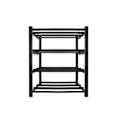 Miniatyrbillede 3 af 3: Lanberg battery rack for UPS 830x650 3 rows 4 levels (12 shelves) black Lanberg (flat pack)
