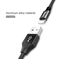Miniatyrbillede 6 af 11: Baseus Lightning Yiven Apple Cable 2A 1.8m Black (CALYW-A01)