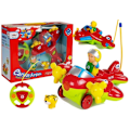 Pikkukuva 1 / 5: Baby R/C Airplane with Remote Control Steering Wheel Red