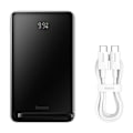 Miniatyrbilde 3 av 8: Baseus Power Bank Magnetic Wireless charging (With Xiaobai Type-C to Type-C 60W(20V/3A) 0.5m) MagSafe 15W / PD 20W, 10000 mAh, White (PPCX000202)