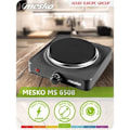 Pikkukuva 4 / 4: Mesko | Hob | MS 6508 | Number of burners/cooking zones 1 | Rotary | Black | Electric