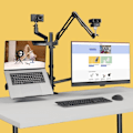 Pikkukuva 6 / 11: Hama Monitor Holder for Streaming Setup, 4 Arms, 04663