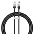 Pikkukuva 10 / 10: CABLU alimentare si date Baseus, Fast Charging Data Cable pt. smartphone, USB Type-C (T) la USB Type-C (T),  E-marker, 100W, 1m, negru, "CAKW000201" (