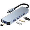 Miniatyrbild 4 av 5: Tech-Protech V1 Hub Type-C 4xUSB