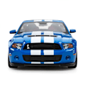 Miniatyrbillede 6 af 8: Rastar Ford Shelby Mustang GT500 R/C Toy Car 1:14