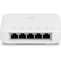 Pikkukuva 2 / 3: UBIQUITI Flex; (4) GbE PoE+ ports; (1) GbE PoE++ input port for power; 46W PoE availability* PoE++ input; 20W PoE availability PoE+ input; 8W PoE avai