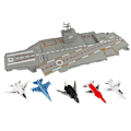 Miniatyrbilde 3 av 4: Aircraft Carrier Jets 5 pcs Sound Lights