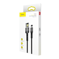 Pikkukuva 5 / 5: Baseus Cafule Double-sided USB Lightning Cable 1.5A 2m (Gray+Black)