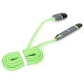 Miniatyrbillede 1 af 4: Platinet cable USB - microUSB/Lightning 1m, green (42872)