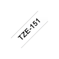 Miniatyrbillede 3 af 3: BROTHER P-Touch TZE-151 black on clear 24mm