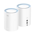 Miniatyrbillede 3 af 4: Cudy M1200 2-PACK mesh wi-fi system Dual-band (2.4 GHz / 5 GHz) Wi-Fi 5 (802.11ac) White 1 Internal