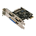 Miniatyrbilde 1 av 5: CARD adaptor LOGILINK, PCI-Express la 2 x SERIAL DB9M.+ 1 x PARALEL, "PC0033"