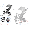 Pikkukuva 1 / 11: Trike Fix Lite 2in1 Stroller Grey
