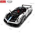 Miniatyrbilde 3 av 8: RASTAR 1:8 Pagani Huayra BC Bricks, assemble car, 97910