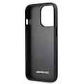 Miniatyrbillede 3 af 8: AMG AMHCP13XDOLBK Leather Back Case For Apple iPhone 13 Pro Max Black