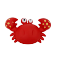 Miniatyrbilde 4 av 5: Set for Bathing Aquatic Animals Net Dolphin Crab