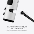 Miniatyrbillede 5 af 7: NZXT Capsule White PC microphone