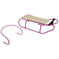 Pikkukuva 4 / 6: Metal Sled with Backrest Strap Pink