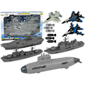 Pikkukuva 1 / 7: Naval Army Set Naval Base Jets Bombs