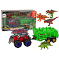 Miniatyrbild 1 av 3: Vehicle with a Dinosaur Theme Trailer 4 Dinosaur Pieces