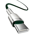 Miniatyrbillede 4 af 7: Cable USB-C to USB-C Baseus Cafule, 100W, 2m (green)