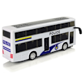 Pikkukuva 5 / 8: White Double-decker Police Bus with Pull Down Sound