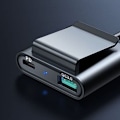 Pikkukuva 9 / 11: Joyroom Car Charger 5-in-1, C+C+U+U+U, QC 3.0, PD 3.0, FCP, AFC, 12V/24V, 72W, Black (JR-CL05)
