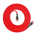 Miniatyrbillede 2 af 8: Baseus Type-C Cafule PD2.0 60W flash charging Cable (20V 3A) 2m Red (CATKLF-H09)
