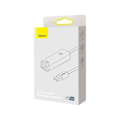 Miniatyrbillede 1 af 7: ADAPTOR RETEA Baseus Lite, USB 2.0 to RJ-45 Gigabit LAN Adapter, metalic, LED, gri "WKQX000113" (timbru verde 0.18 lei)  - 6932172606077